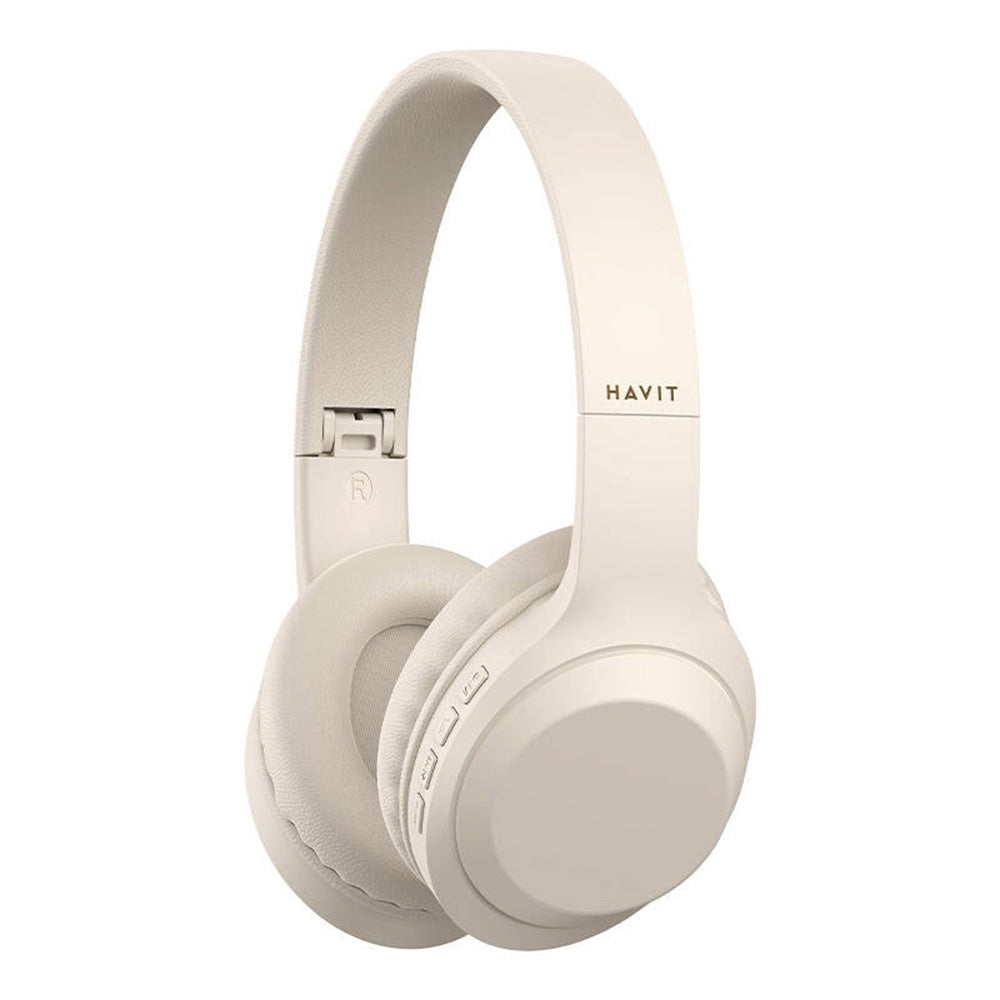 Handsfree Bluetooth HAVIT H628BT, A2DP, Beżowy