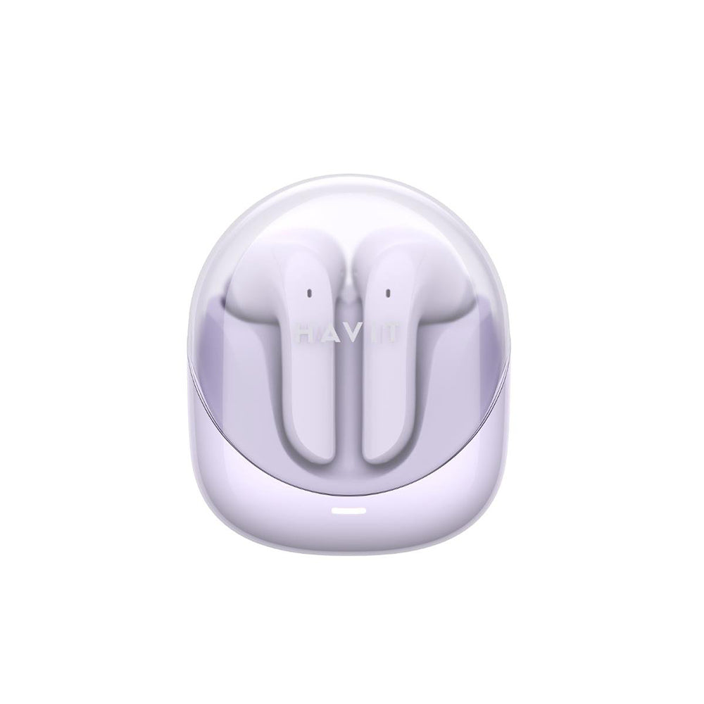 Handsfree Bluetooth HAVIT Modern Buds TW974, TWS, Fioletowy