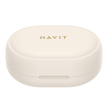 Handsfree Bluetooth HAVIT TW950, TWS, Różowy Beż