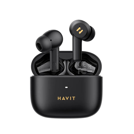 Handsfree Bluetooth HAVIT TW958 Pro, TWS, ANC, Czarny