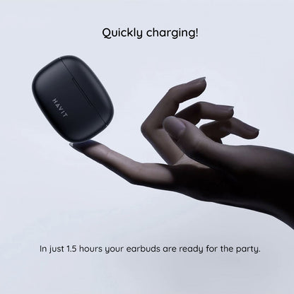 Handsfree Bluetooth HAVIT TW967 Pro, TWS, Czarny