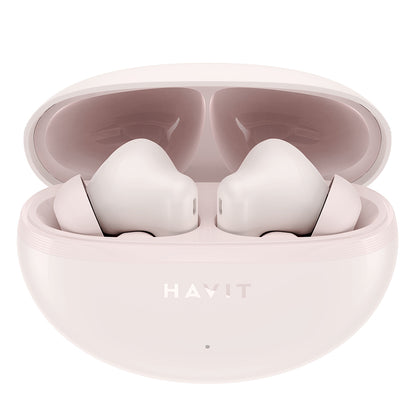 Handsfree Bluetooth HAVIT TW986, TWS, Różowy