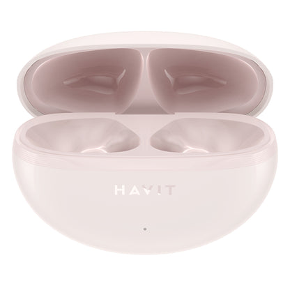 Handsfree Bluetooth HAVIT TW986, TWS, Różowy