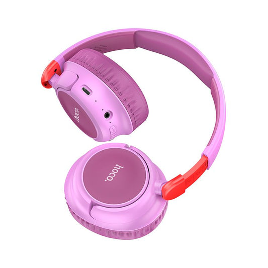 Bezprzewodowy zestaw słuchawkowy Bluetooth HOCO Adventure W43, A2DP, Fioletowy