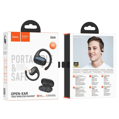 Handsfree Bluetooth HOCO EA4, TWS, Czarny