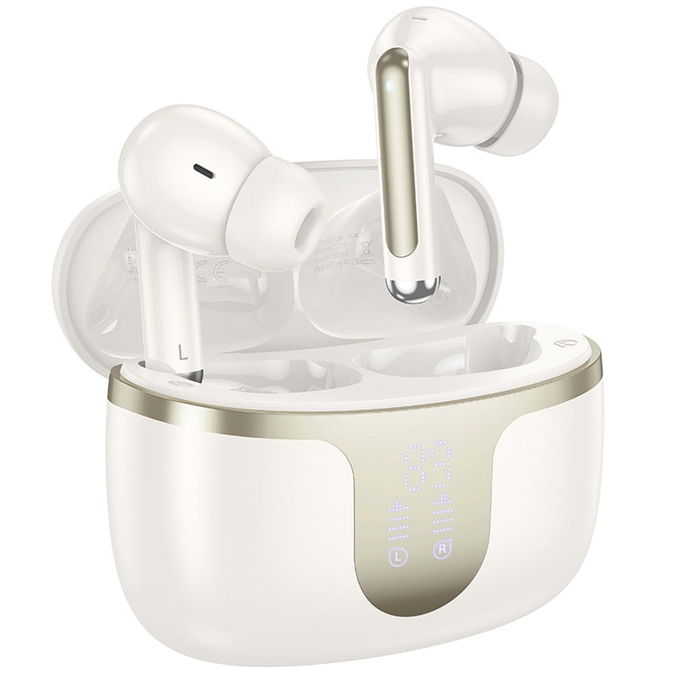 Słuchawki Bluetooth HOCO EQ10, TWS, Białe
