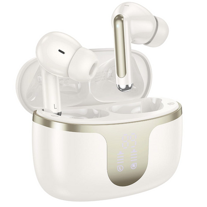 Słuchawki Bluetooth HOCO EQ10, TWS, Białe