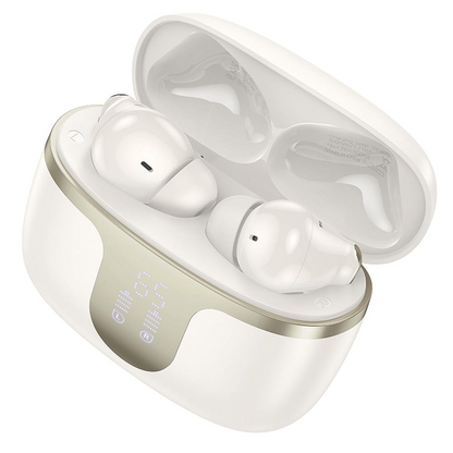 Słuchawki Bluetooth HOCO EQ10, TWS, Białe