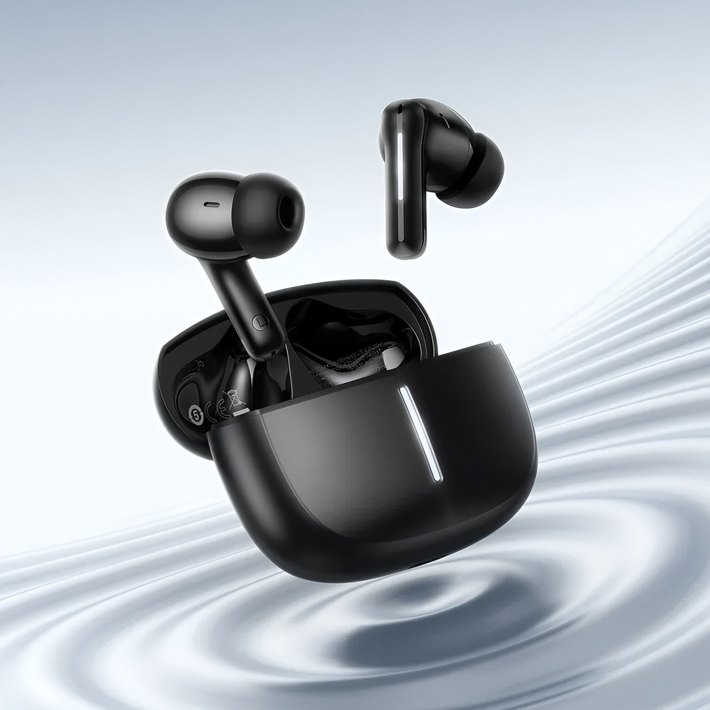 Zestaw słuchawkowy Bluetooth HOCO EQ34 Plus, TWS, ANC, Czarny