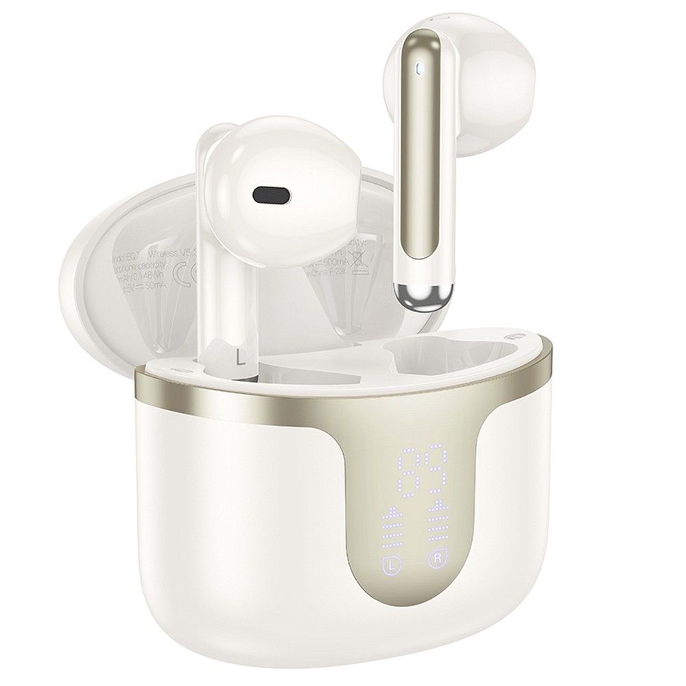 Handsfree Bluetooth HOCO EQ7, TWS, Biały