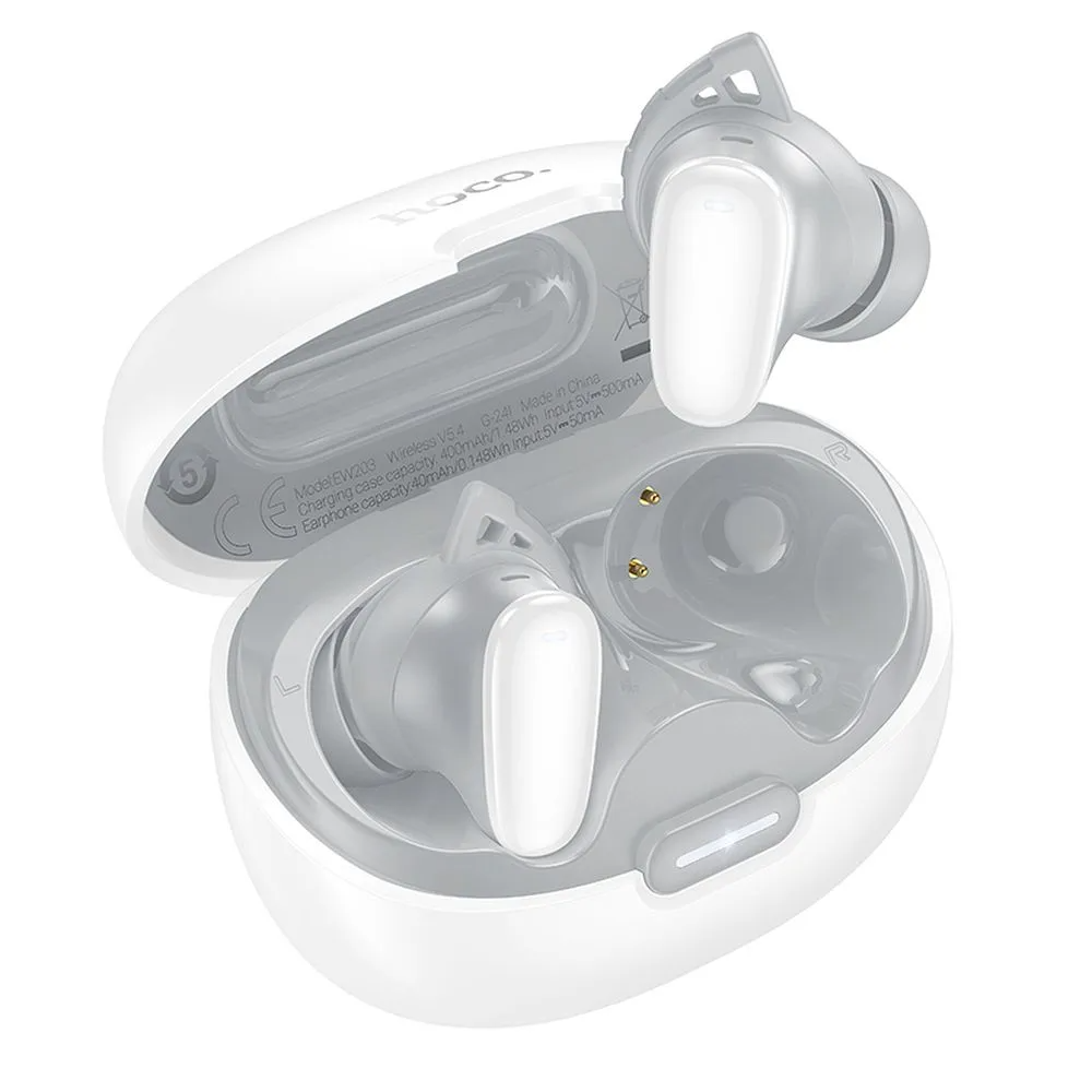 Handsfree Bluetooth HOCO EW203, TWS, Biały