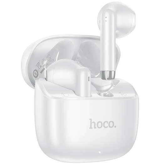 Zestaw słuchawkowy Bluetooth HOCO EW205, TWS, biały