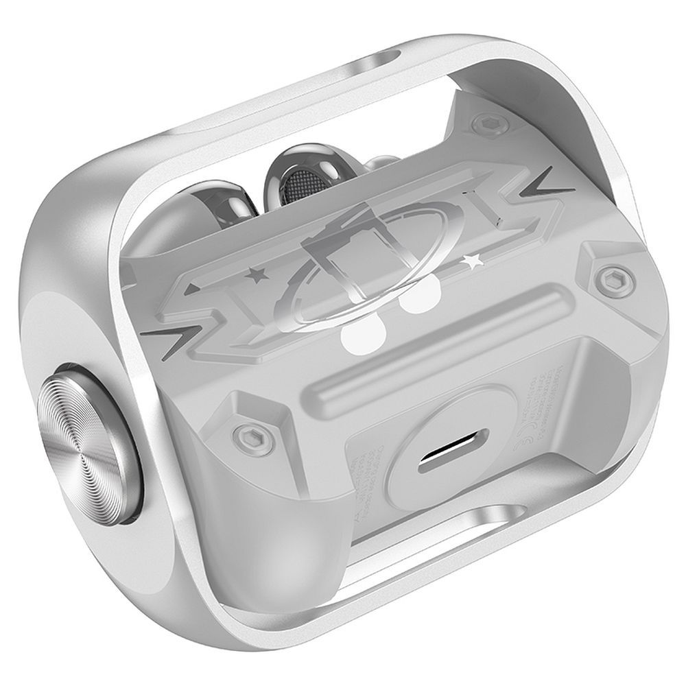 Handsfree Bluetooth HOCO EW55, TWS, Srebrny
