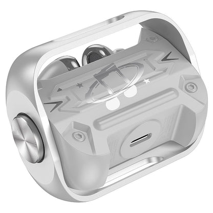 Handsfree Bluetooth HOCO EW55, TWS, Srebrny