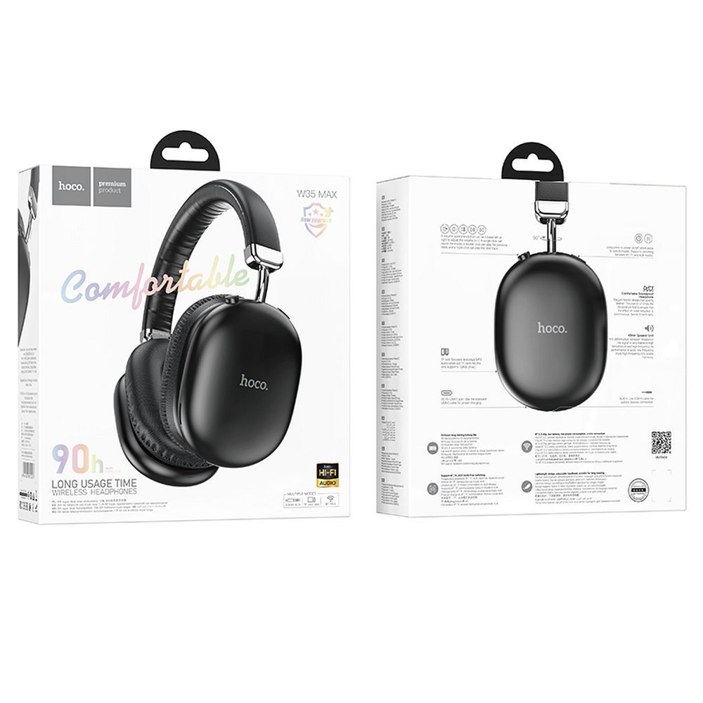 Handsfree Bluetooth HOCO W35 Max, A2DP, Czarny