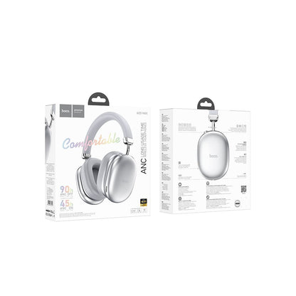 Słuchawki Bluetooth HOCO W35 Max, A2DP, ANC, Srebrne