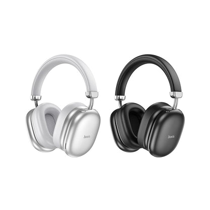 Słuchawki Bluetooth HOCO W35 Max, A2DP, ANC, Srebrne
