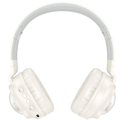 Bezprzewodowy zestaw słuchawkowy Bluetooth HOCO W50 Kids Cute Cat, A2DP, Biały