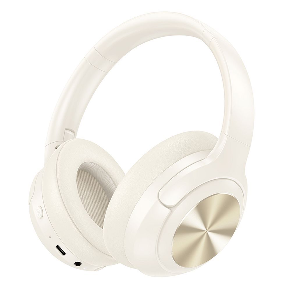 Słuchawki Bluetooth HOCO W54, A2DP, ANC, Białe
