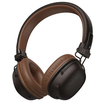 Bezprzewodowy zestaw słuchawkowy Bluetooth HOCO W64, A2DP, Brązowy