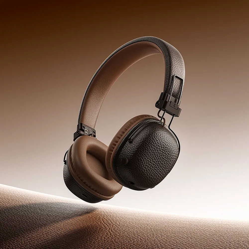 Bezprzewodowy zestaw słuchawkowy Bluetooth HOCO W64, A2DP, Brązowy