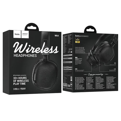 Słuchawki Bluetooth HOCO W64, A2DP, Czarne