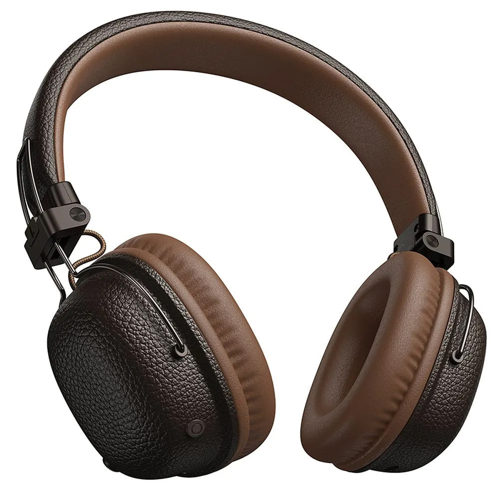 Bezprzewodowy zestaw słuchawkowy Bluetooth HOCO W64, A2DP, Brązowy