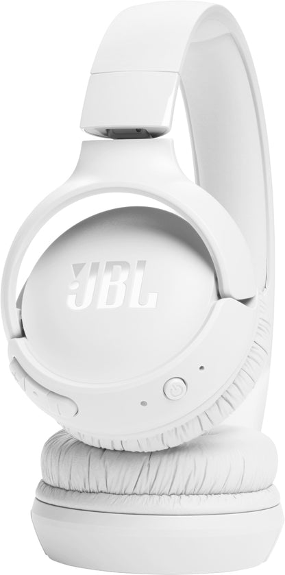 Zestaw głośnomówiący Bluetooth JBL Tune 520BT, MultiPoint, A2DP, biały JBLT520BTWHT