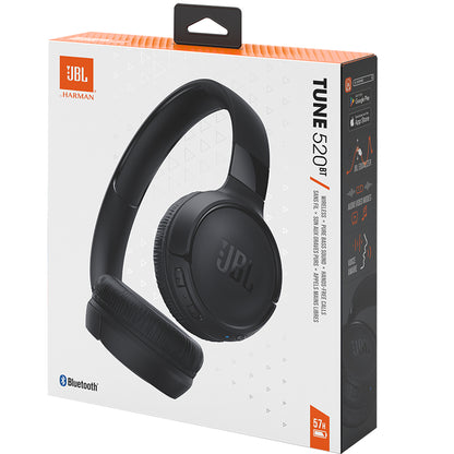 Zestaw głośnomówiący Bluetooth JBL Tune 520BT, MultiPoint, A2DP, czarny JBLT520BTBLK