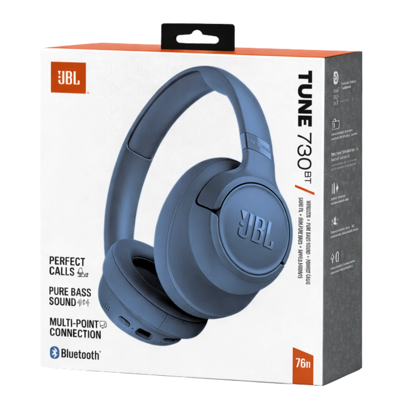 Handsfree Bluetooth JBL Tune 730BT, MultiPoint, A2DP, Niebieski JBLT730BTBLU