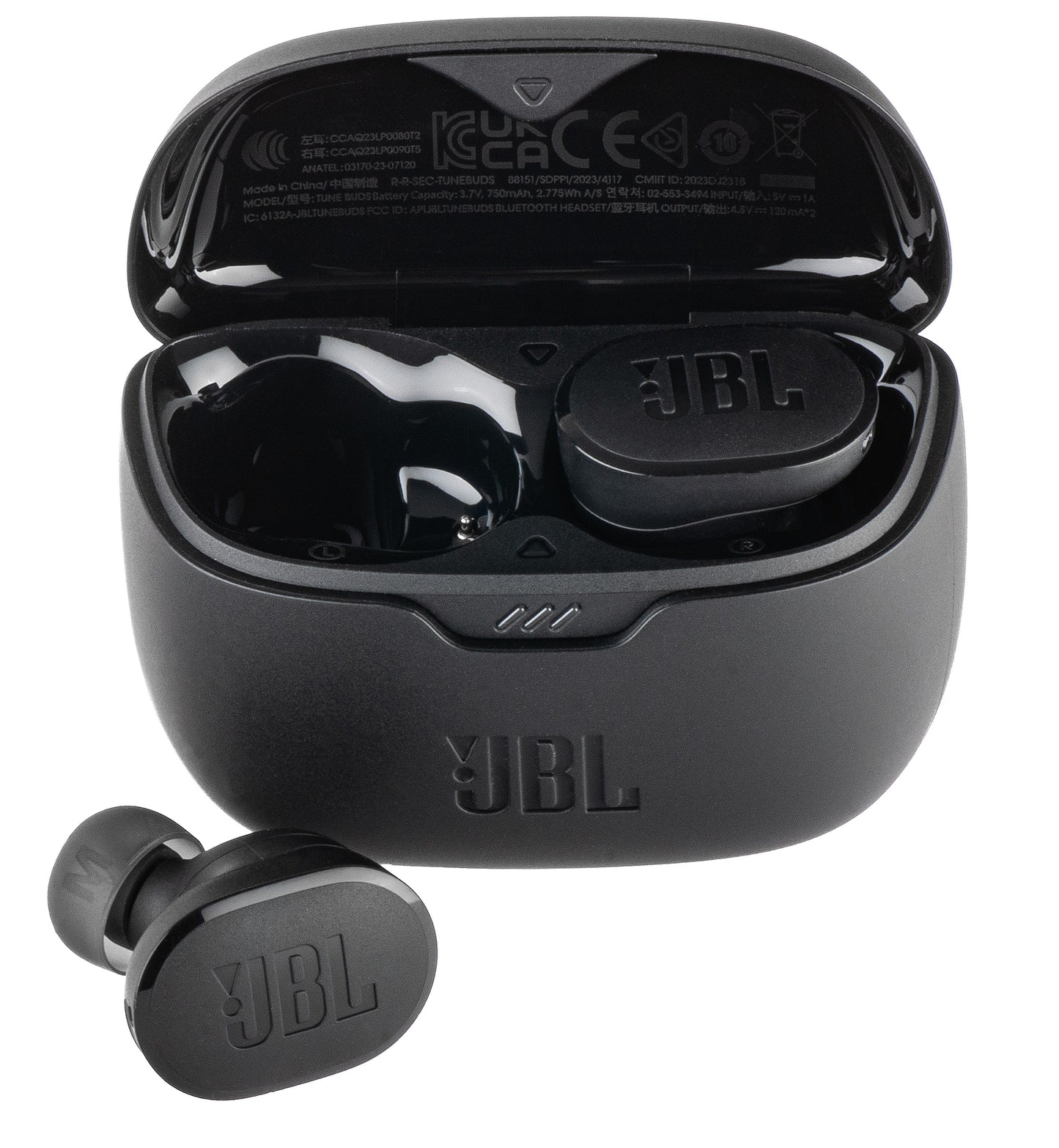 Słuchawki Bluetooth JBL Tune Buds, TWS, ANC, Multipoint, Czarne JBLTBUDSBLK