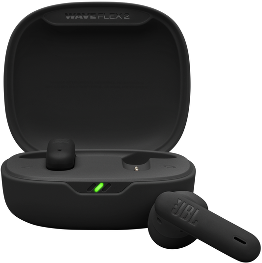 Handsfree Bluetooth JBL Wave Flex 2, TWS, ANC, MultiPoint, Czarny JBLWFLEX2BLK
