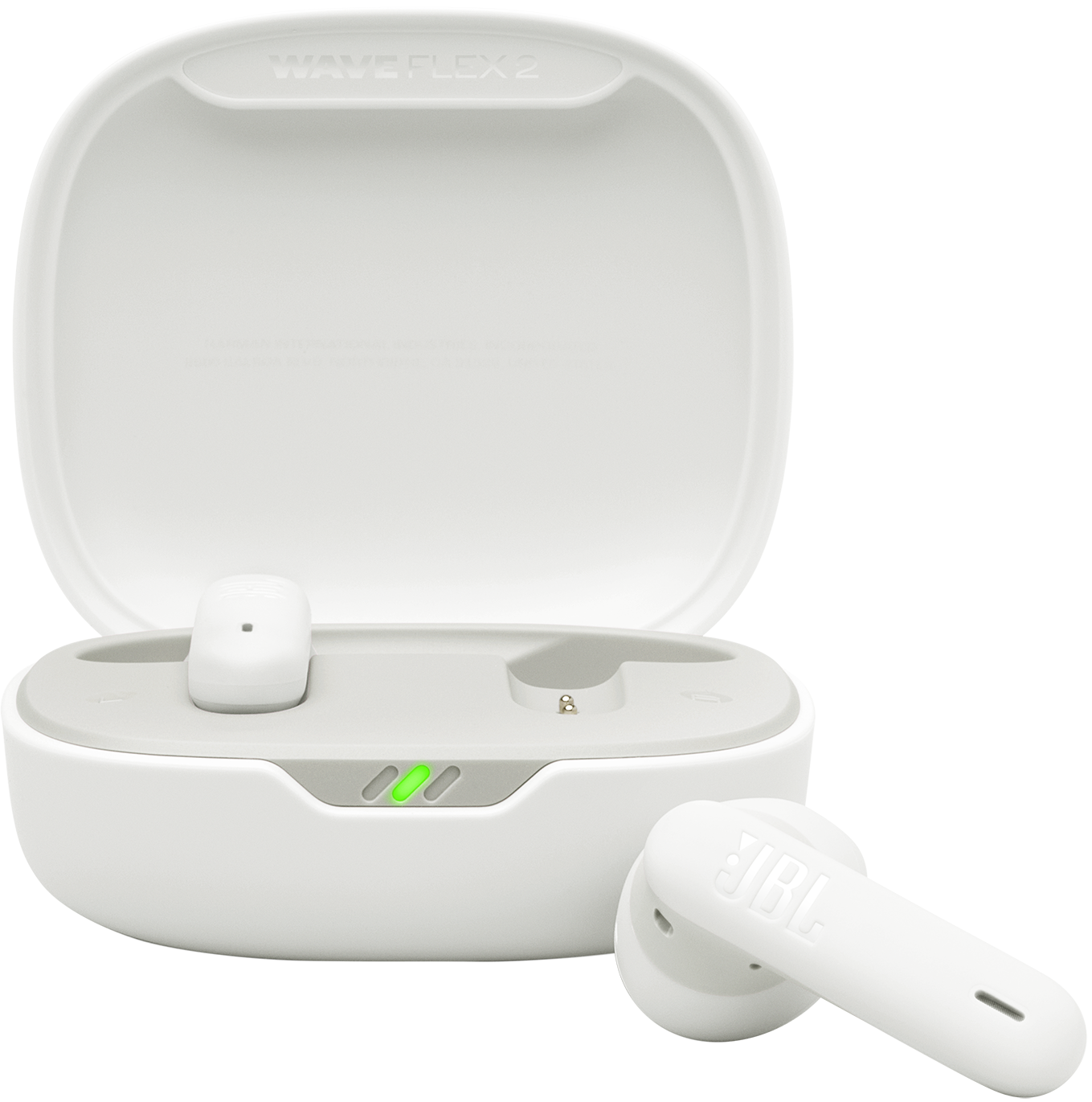 Handsfree Bluetooth JBL Wave Flex 2, TWS, ANC, MultiPoint, Biały JBLWFLEX2WHT