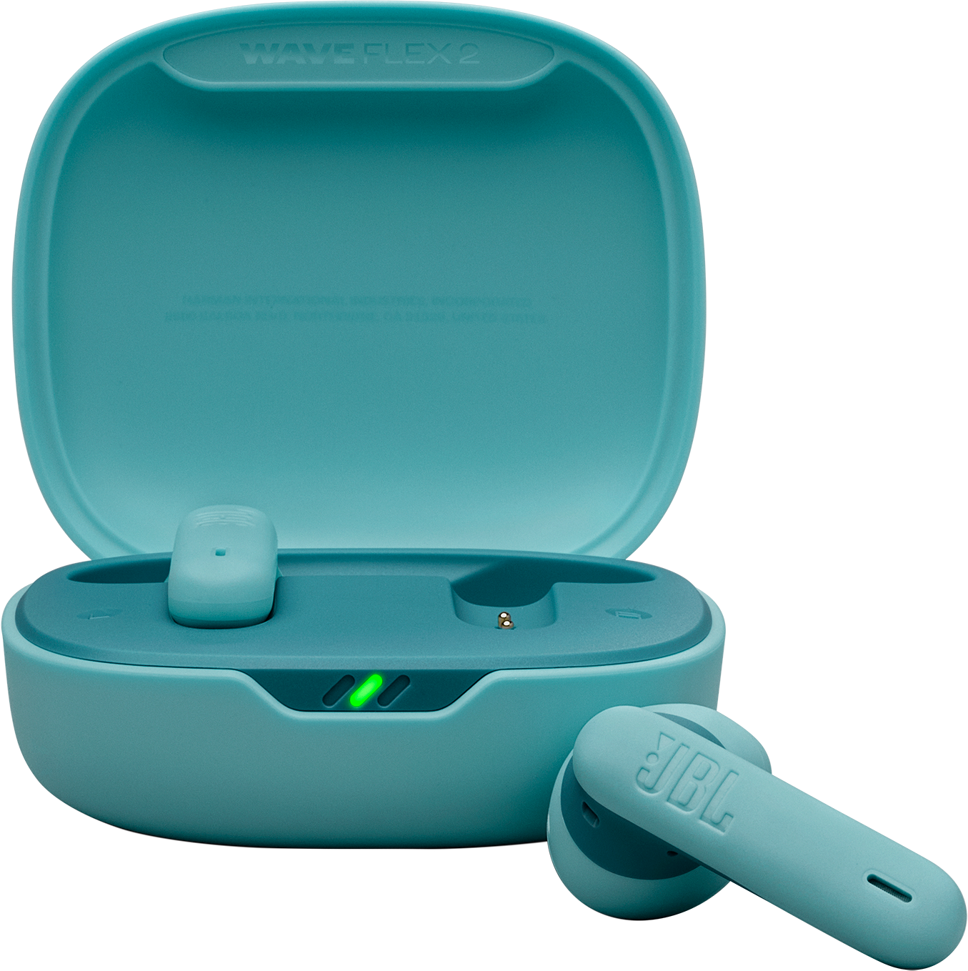 Zestaw słuchawkowy Bluetooth JBL Wave Flex 2, TWS, ANC, MultiPoint, Niebieski JBLWFLEX2BLU