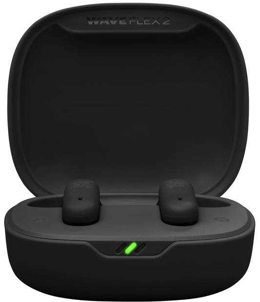 Handsfree Bluetooth JBL Wave Flex 2, TWS, ANC, MultiPoint, Czarny JBLWFLEX2BLK
