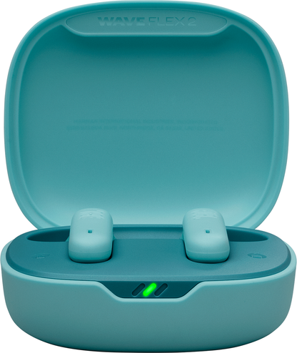 Zestaw słuchawkowy Bluetooth JBL Wave Flex 2, TWS, ANC, MultiPoint, Niebieski JBLWFLEX2BLU