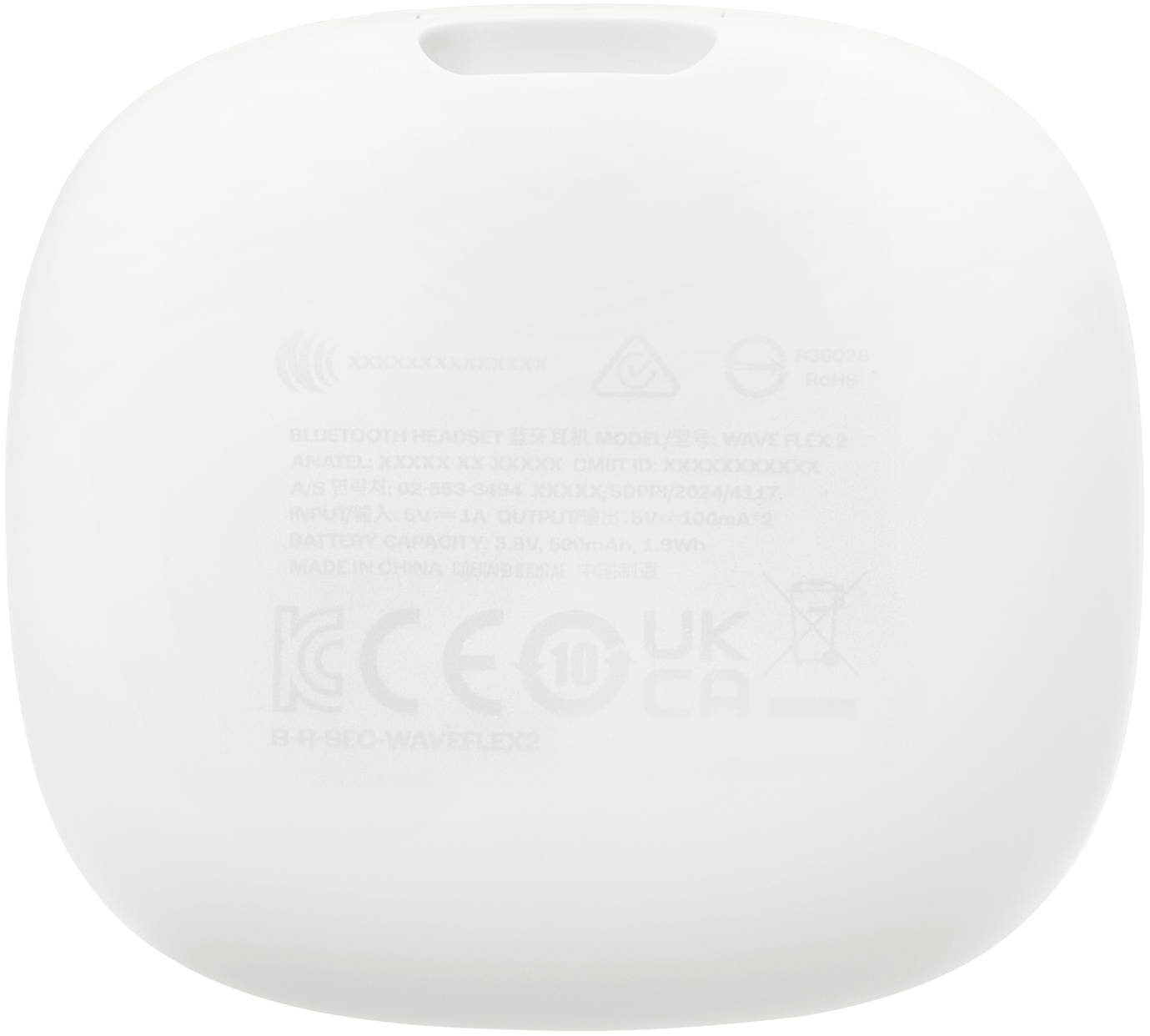 Handsfree Bluetooth JBL Wave Flex 2, TWS, ANC, MultiPoint, Biały JBLWFLEX2WHT