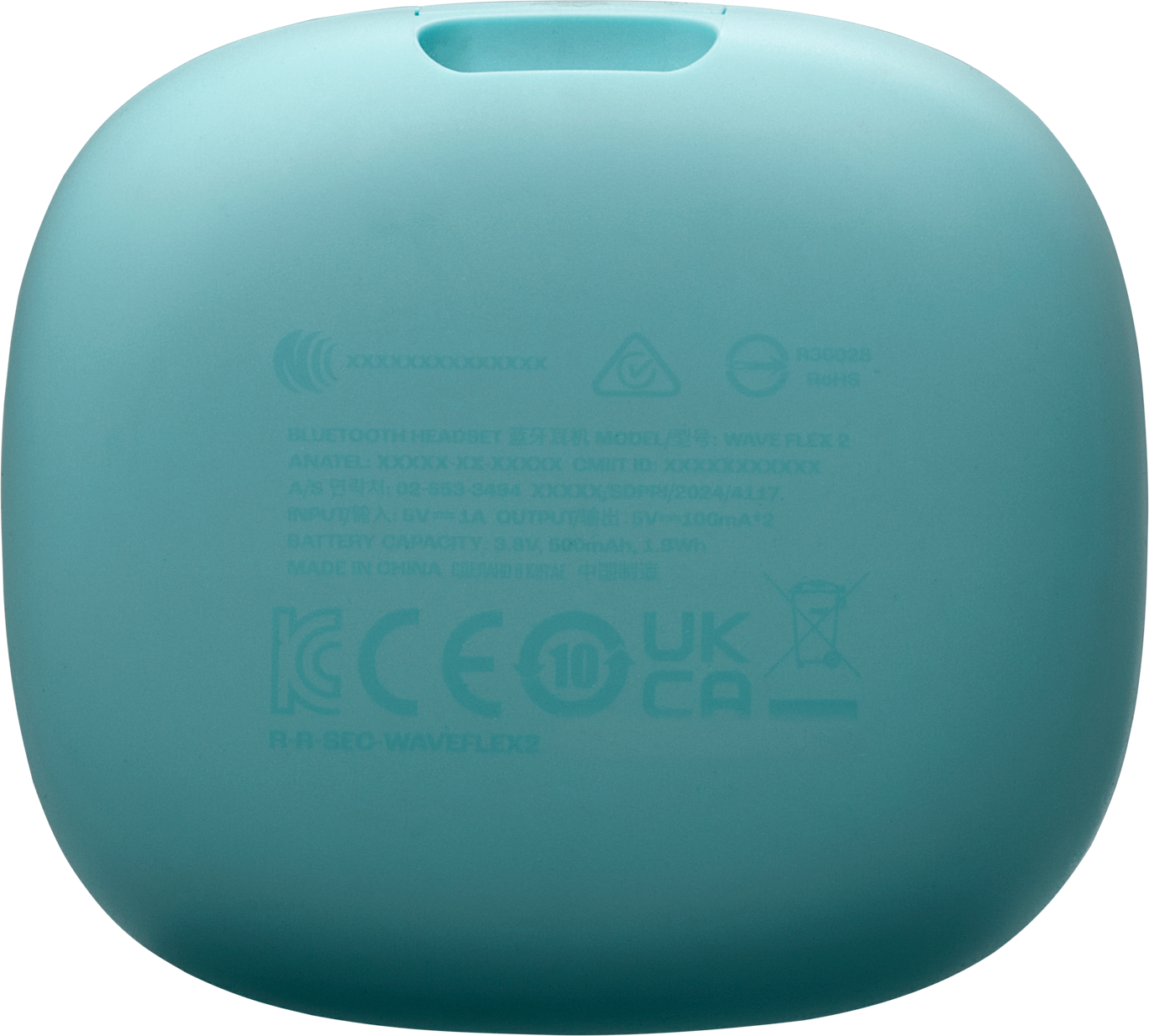 Zestaw słuchawkowy Bluetooth JBL Wave Flex 2, TWS, ANC, MultiPoint, Niebieski JBLWFLEX2BLU