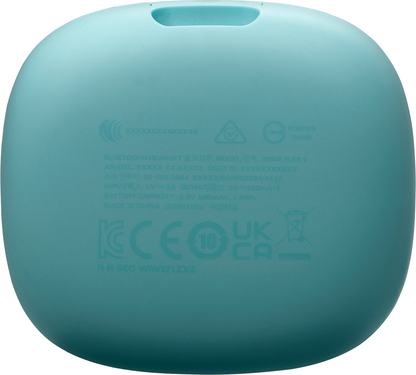 Zestaw słuchawkowy Bluetooth JBL Wave Flex 2, TWS, ANC, MultiPoint, Niebieski JBLWFLEX2BLU