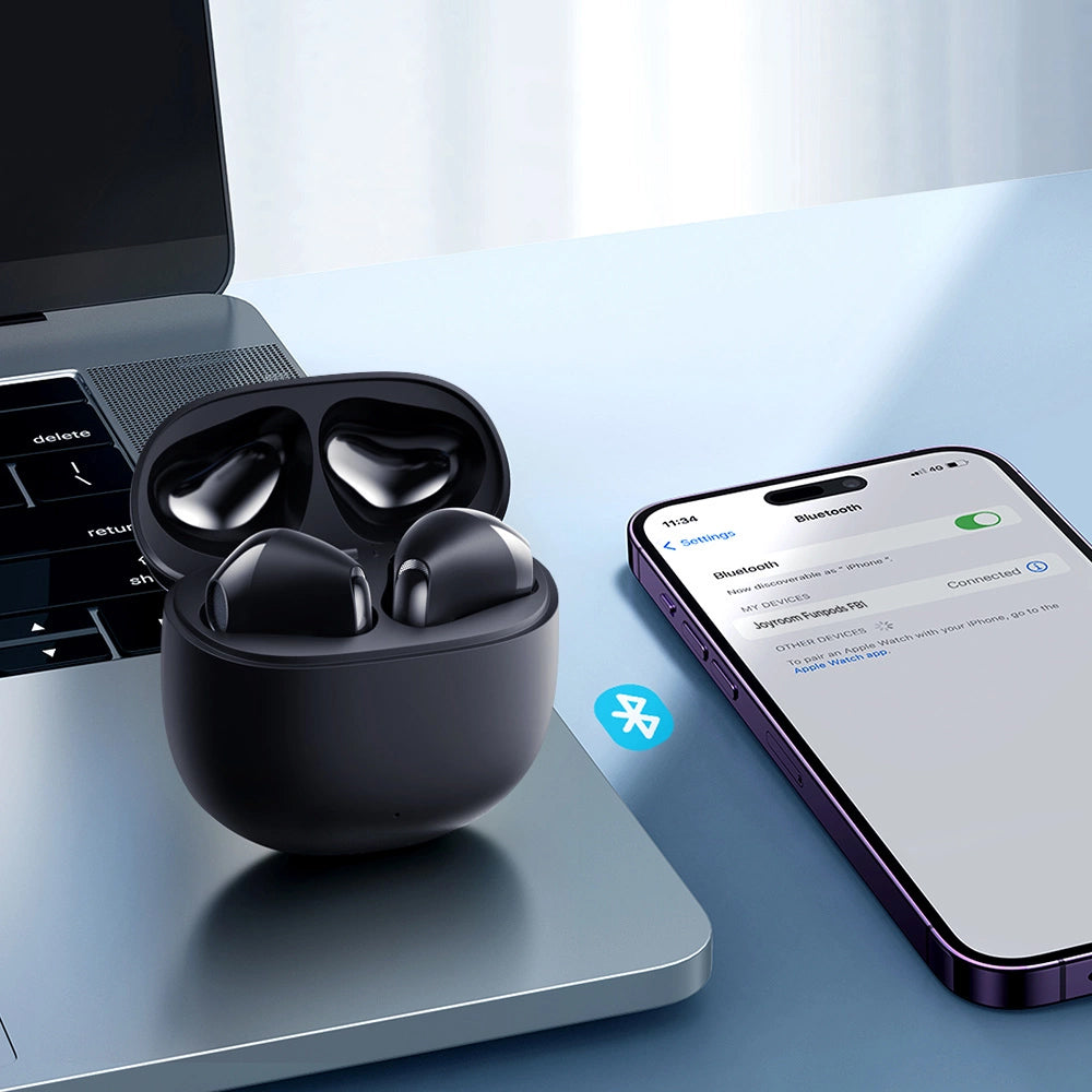 Słuchawki Bluetooth Joyroom Funpods JR-FB1, TWS, ANC, Czarne