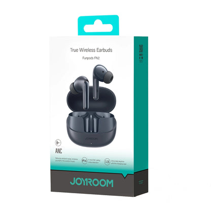 Słuchawki Bluetooth Joyroom Funpods JR-FN2, TWS, ANC, Czarne