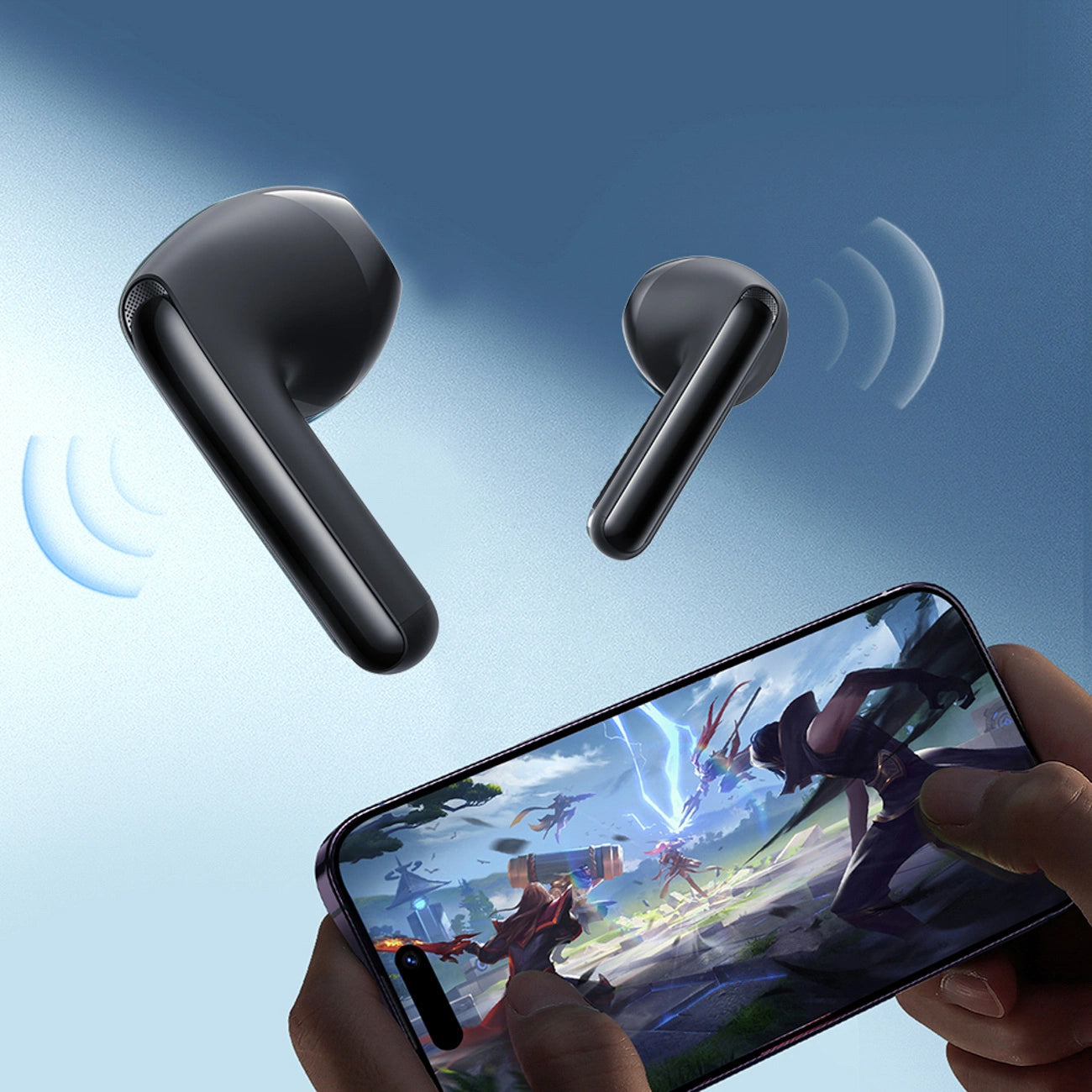 Bluetooth Handsfree Joyroom Funpods JR-FB1 New Version, TWS, Black