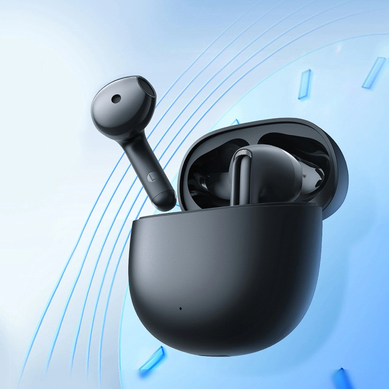 Bluetooth Handsfree Joyroom Funpods JR-FB1 New Version, TWS, Black