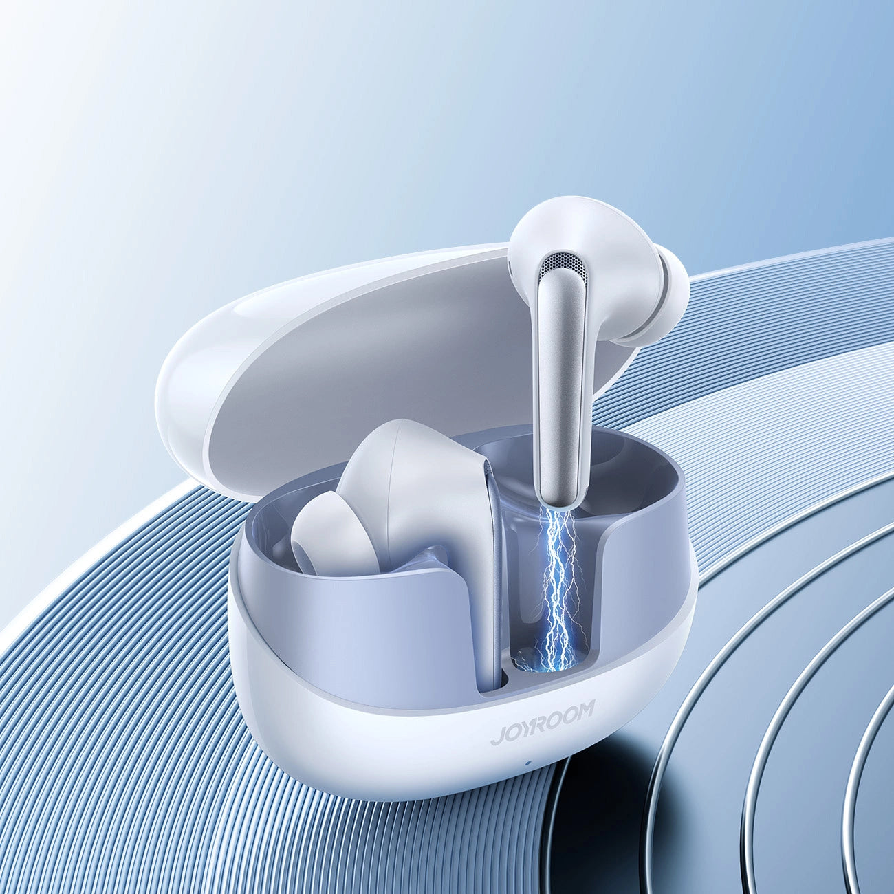 Słuchawki Bluetooth Joyroom Funpods JR-FN2, TWS, ANC, Białe