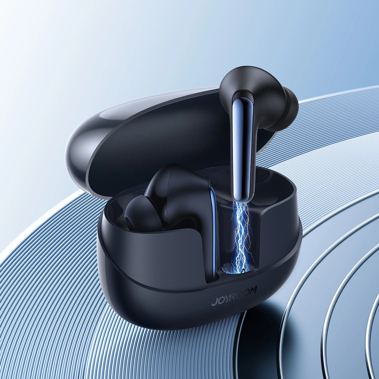 Słuchawki Bluetooth Joyroom Funpods JR-FN2, TWS, ANC, Czarne