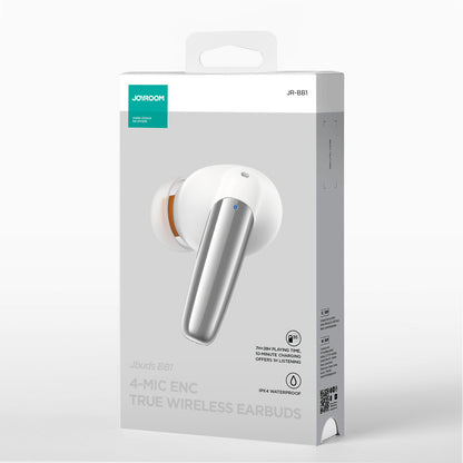 Zestaw słuchawkowy Bluetooth Joyroom JR-BB1, TWS, biały