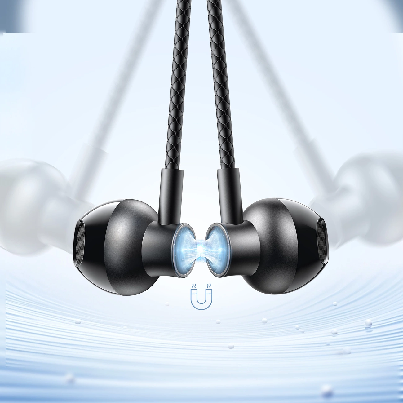 Zestaw słuchawkowy Bluetooth Joyroom JR-D8, A2DP, Czarny