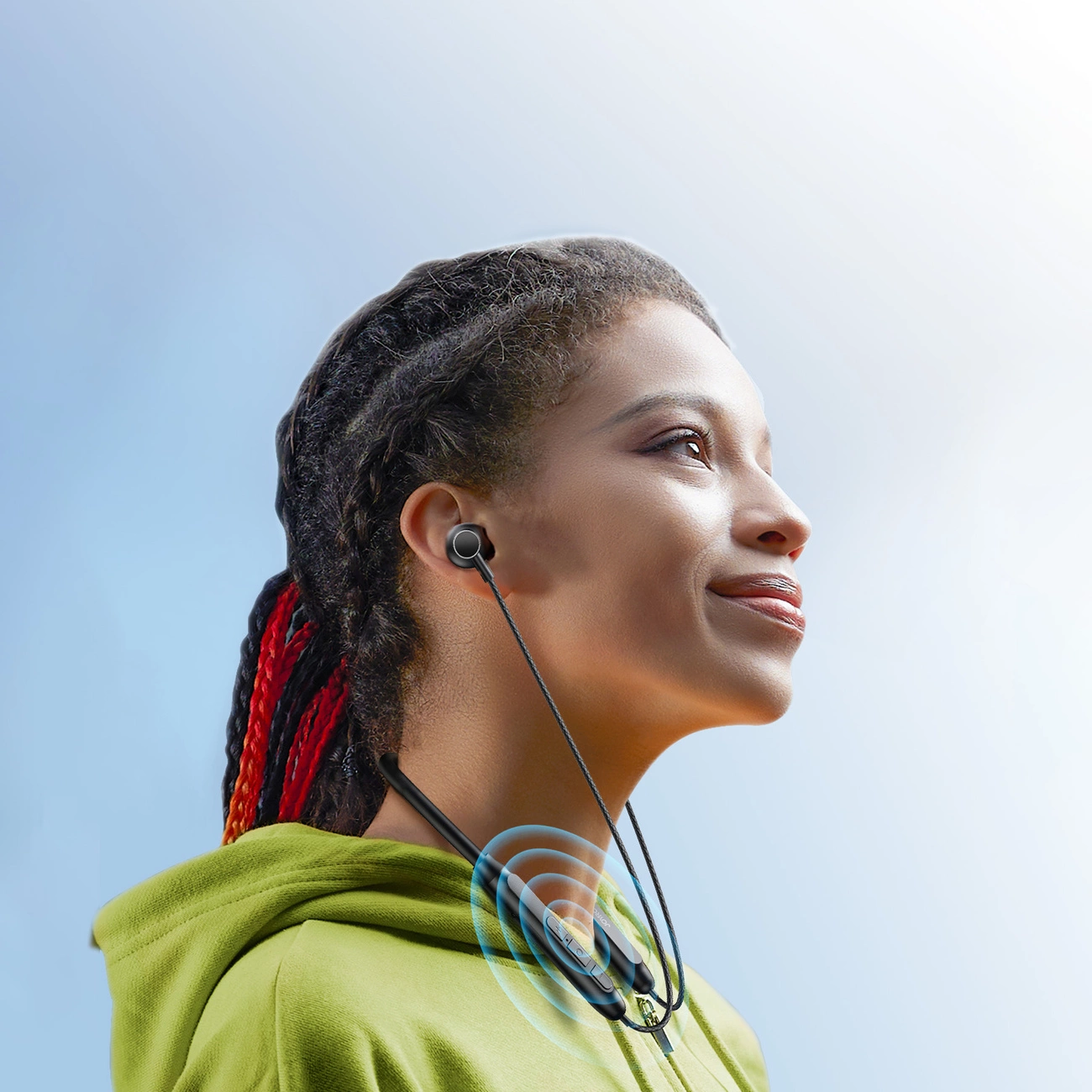 Zestaw słuchawkowy Bluetooth Joyroom JR-D8, A2DP, Czarny