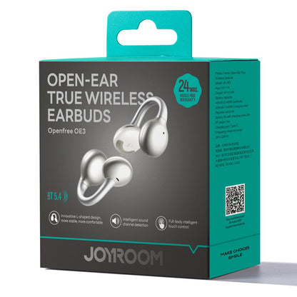 Handsfree Bluetooth Joyroom Openfree JR-OE3, TWS, Srebrny