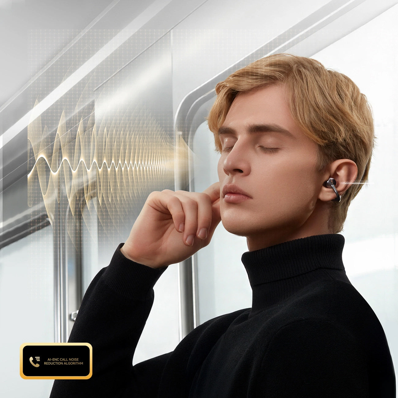 Handsfree Bluetooth Joyroom Openfree JR-OE3, TWS, Czarny